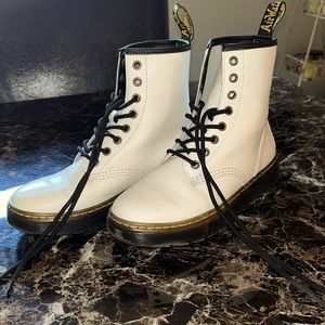 Size 6 White Dr. Martens
